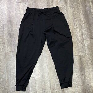 ZYIA Black Activewear jogger Pants Size L